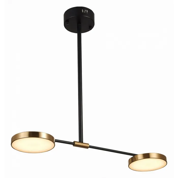 Светильник на штанге ST-Luce Farone SL1605.403.02 Цвет плафонов латунь Цвет арматуры черный от ImperiumLoft