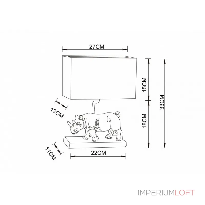 Настольная лампа декоративная Arte Lamp Clark A4376LT-1BS Цвет плафонов серый Цвет арматуры серебро