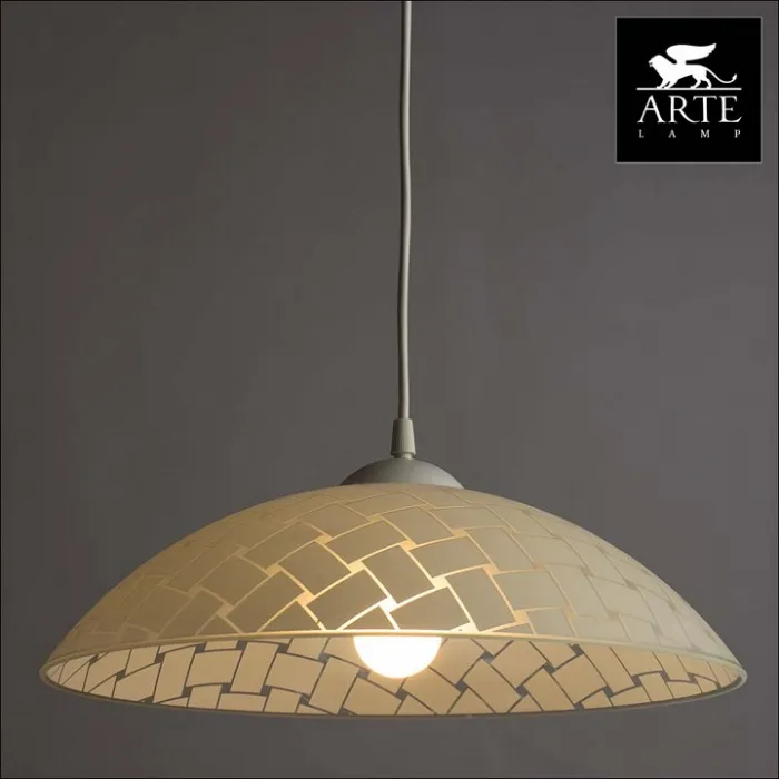 Подвесной светильник Arte Lamp Cucina A3421SP-1WH Цвет арматуры белый Цвет плафонов белый от ImperiumLoft