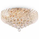 Потолочная люстра Maytoni Karolina DIA120-09-G Цвет арматуры золото Цвет плафонов прозрачный от ImperiumLoft