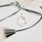 Потолочная люстра Eurosvet Virginia 2275/6 хром Цвет арматуры хром Цвет плафонов белый от ImperiumLoft