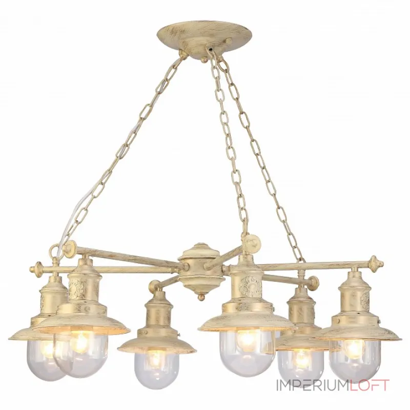 Подвесная люстра Arte Lamp Sailor A4524LM-6WG Подвесная люстра Arte Lamp Sailor A4524LM-6WG