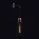 Бра Nowodvorski Workshop 6605 Цвет арматуры черный Цвет плафонов черный