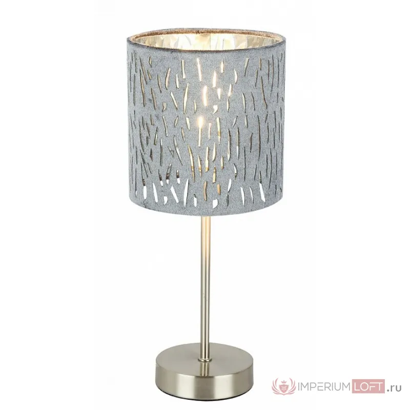 Настольная лампа декоративная Globo Tarok 15265T Цвет арматуры никель Цвет плафонов серебро от ImperiumLoft