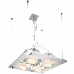 Подвесная люстра Lightstar Palla 803141 Цвет арматуры хром Цвет плафонов прозрачный от ImperiumLoft