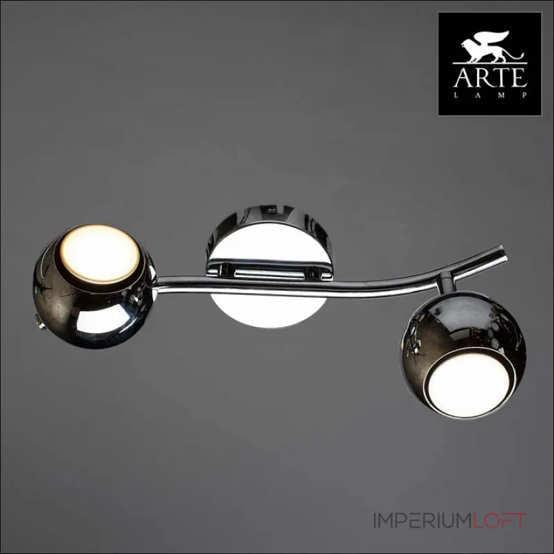 Спот Arte Lamp Piatto A6251PL-2CC Цвет арматуры хром Цвет плафонов хром от ImperiumLoft Спот Arte Lamp Piatto A6251PL-2CC Цвет арматуры хром Цвет плафонов хром от ImperiumLoft