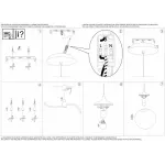 Подвесной светильник Ideal Lux Boa BOA SP1 BIANCO 