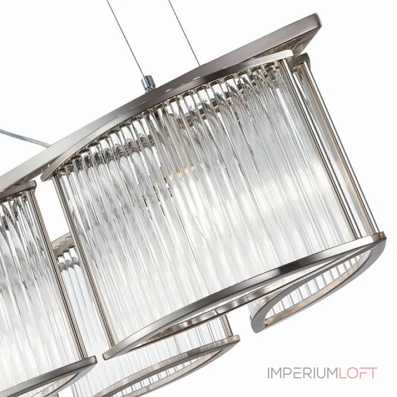 Подвесная люстра ST-Luce Velletri SL1627.103.06 Цвет арматуры серый Цвет плафонов неокрашенный Подвесная люстра ST-Luce Velletri SL1627.103.06 Цвет арматуры серый Цвет плафонов неокрашенный