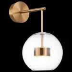 Бра ST-Luce Bopone SL1133.201.01 Цвет арматуры золото Цвет плафонов прозрачный от ImperiumLoft