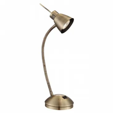 Настольная лампа офисная Globo Nuova 2475L цвет арматуры бронза цвет плафонов бронза