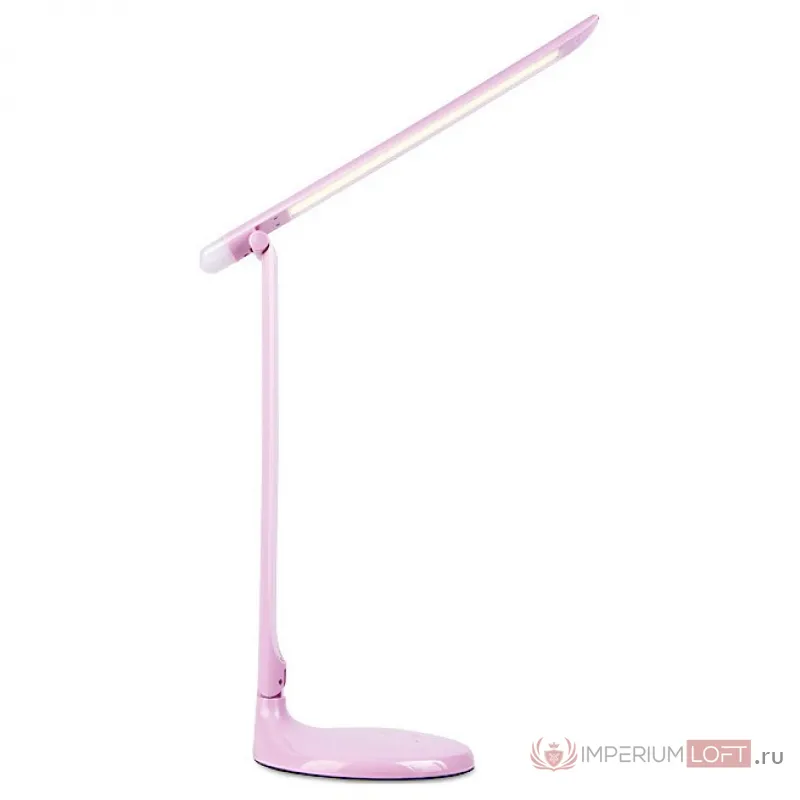 Настольная лампа офисная Ambrella DE550 DE551 PI розовый LED 3000-6400K 8W Цвет арматуры розовый Цвет плафонов розовый от ImperiumLoft