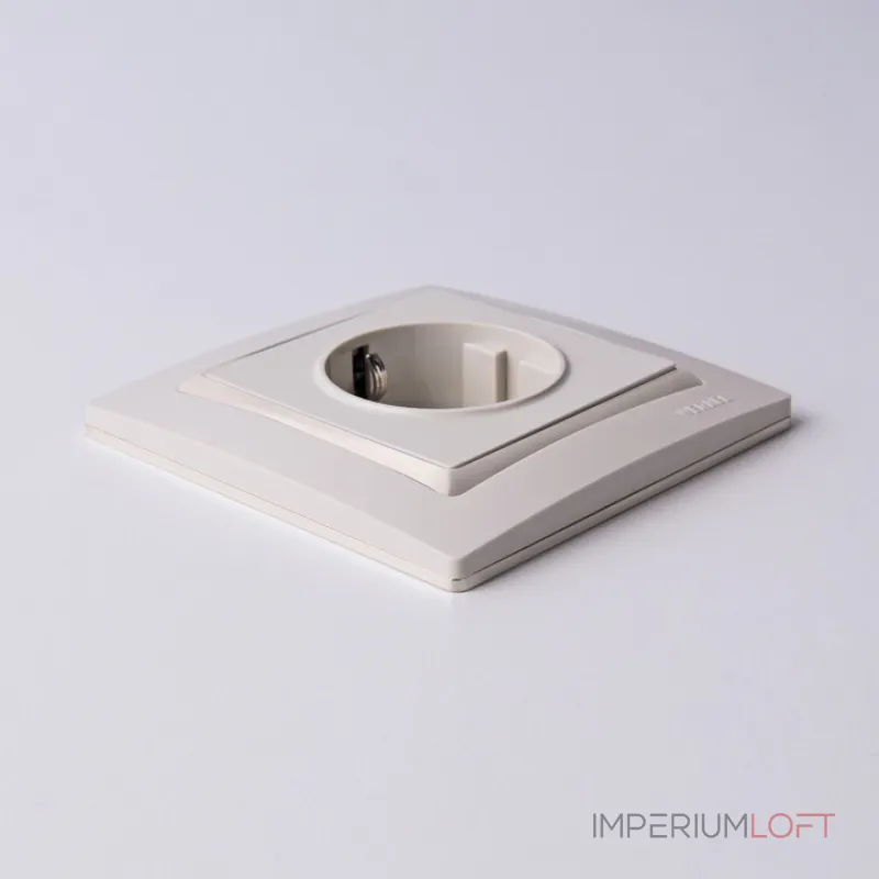 Розетка двойная с заземлением без рамки Werkel W117 6 W1171303