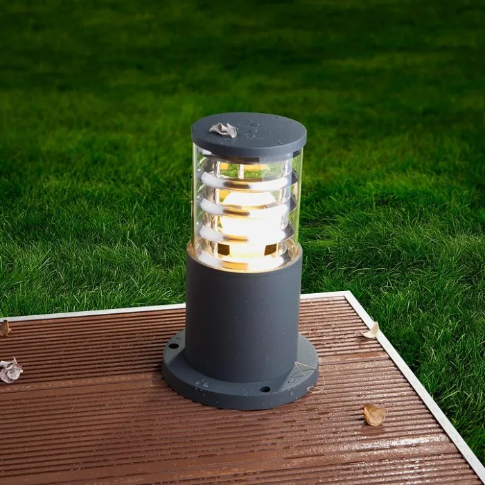 Наземный низкий светильник Elektrostandard Techno 1508 TECHNO silver серый от ImperiumLoft