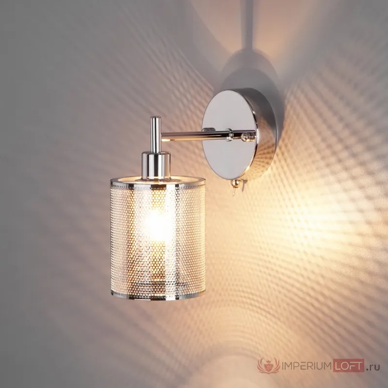 Бра Eurosvet Tela 70109/1 хром Цвет плафонов хром Цвет арматуры хром от ImperiumLoft