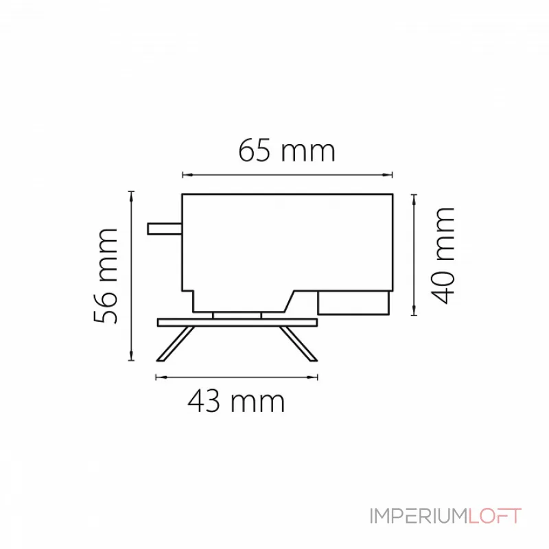 Переходник для трека Lightstar Asta 592029