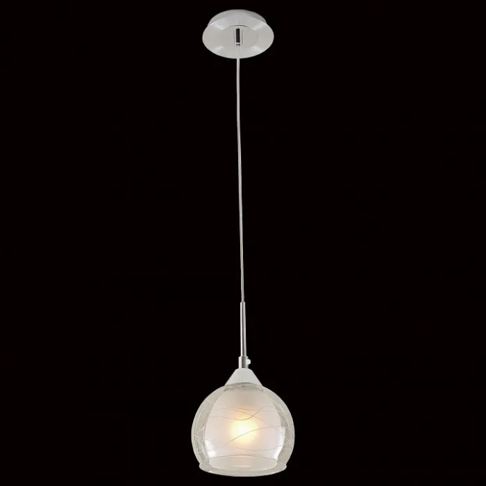 Подвесной светильник Citilux Буги CL157112 Цвет плафонов белый Цвет арматуры хром от ImperiumLoft