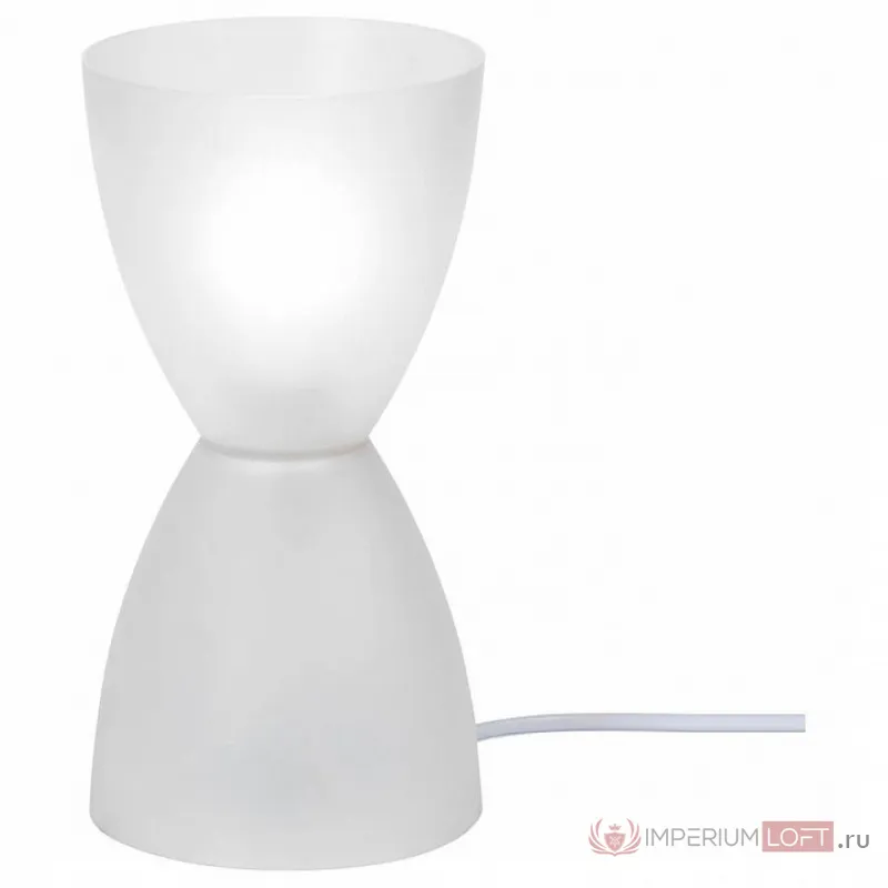 Настольная лампа декоративная Vitaluce V4416 V4416/1L Цвет плафонов белый Цвет арматуры белый от ImperiumLoft