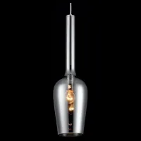 Подвесной светильник Maytoni Lacrima P007-PL-01-N Цвет арматуры хром Цвет плафонов серый