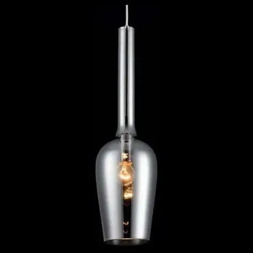 Подвесной светильник Maytoni Lacrima P007-PL-01-N Цвет арматуры хром Цвет плафонов серый