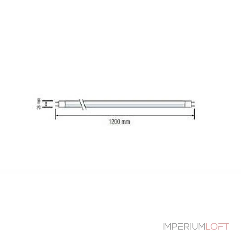 Лампа светодиодная Horoz Electric 002-001-0018 G13 18Вт 6400K HRZ00002163
