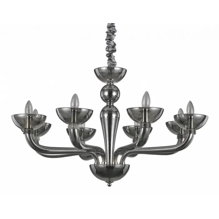 Подвесная люстра Ideal Lux Casanova CASANOVA SP8 FUME&#039; Цвет арматуры хром от ImperiumLoft
