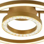 Накладной светильник Favourite Sanori 2546-3U Цвет плафонов прозрачный Цвет арматуры золото от ImperiumLoft