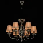 Подвесная люстра MW-Light София 355013806 Цвет арматуры хром Цвет плафонов коричневый от ImperiumLoft