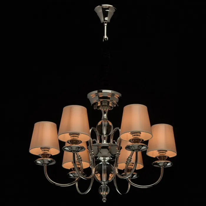 Подвесная люстра MW-Light София 355013806 Цвет арматуры хром Цвет плафонов коричневый от ImperiumLoft