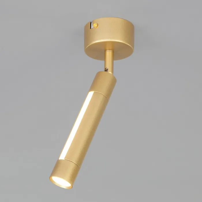 Спот Eurosvet Strong 20084/1 LED матовое золото Цвет арматуры золото Цвет плафонов золото от ImperiumLoft