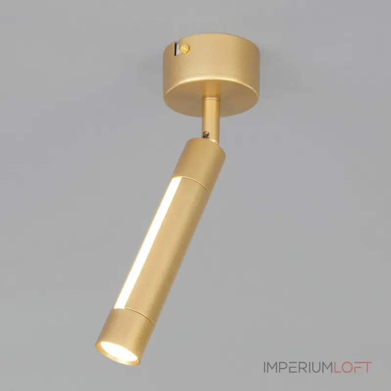 Спот Eurosvet Strong 20084/1 LED матовое золото Цвет арматуры золото Цвет плафонов золото