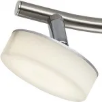 Спот TopLight Penelope TL1237Y-02SN Цвет арматуры никель Цвет плафонов белый
