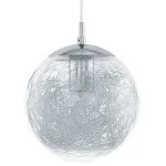 Подвесной светильник Eglo ПРОМО Luberio 93073 Цвет арматуры хром Цвет плафонов серебро от ImperiumLoft