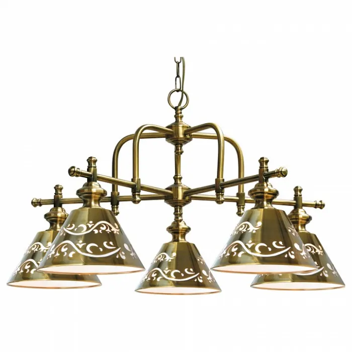 Подвесная люстра Arte Lamp Kensington A1511LM-5PB Цвет арматуры бронза Цвет плафонов бронза от ImperiumLoft