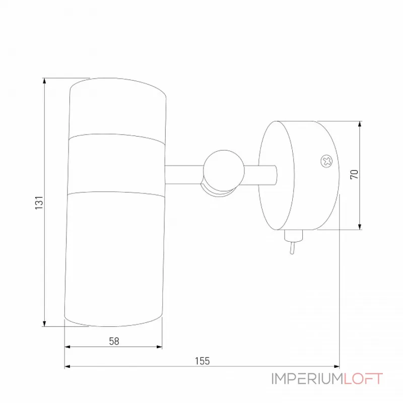 Бра Eurosvet Viero 20096/1 черный/золото Цвет арматуры черный Цвет плафонов золото