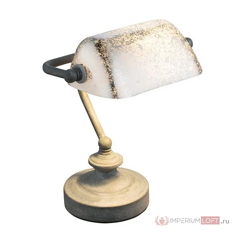Настольная лампа офисная Globo Antique 24917G Цвет арматуры серый Цвет плафонов серебро от ImperiumLoft