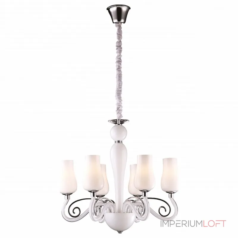 Подвесная люстра Arte Lamp Biancaneve A8110LM-6WH