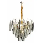 Подвесной светильник Stilfort Florin 1021/03/08P Цвет плафонов прозрачный Цвет арматуры золото