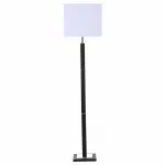Торшер Arte Lamp Waverley A8880PN-1BK Цвет арматуры хром Цвет плафонов белый