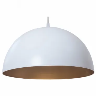 Подвесной светильник TopDecor Dome Dome S4 10 G Цвет плафонов золото Цвет арматуры белый от ImperiumLoft