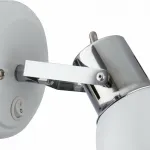 Бра Arte Lamp 1677 A1677AP-1WH Цвет арматуры хром Цвет плафонов белый