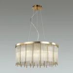 Подвесной светильник Odeon Light York 4788/10 Цвет плафонов прозрачный Цвет арматуры золото от ImperiumLoft