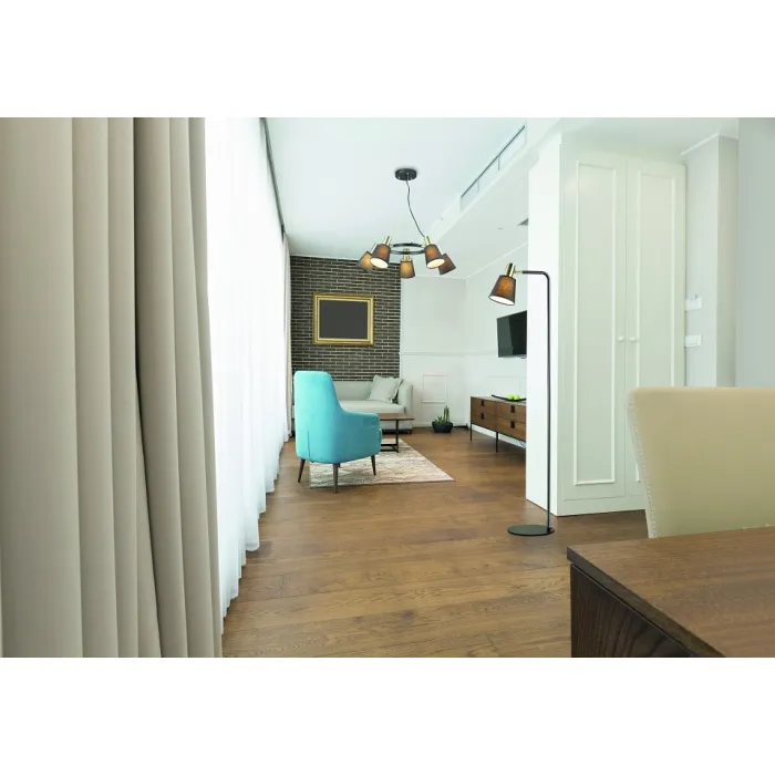 Торшер Lumion Marcus 3638/1F Цвет арматуры бронза Цвет плафонов черный от ImperiumLoft