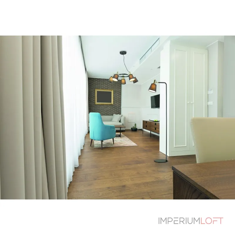 Торшер Lumion Marcus 3638/1F Цвет арматуры бронза Цвет плафонов черный от ImperiumLoft Торшер Lumion Marcus 3638/1F Цвет арматуры бронза Цвет плафонов черный от ImperiumLoft