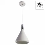 Подвесной светильник Arte Lamp Ciclone A9154SP-1WH Цвет арматуры хром Цвет плафонов белый от ImperiumLoft