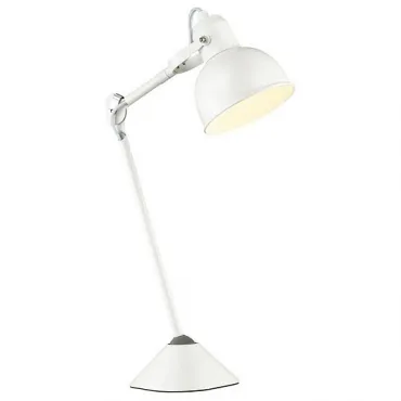 Настольная лампа офисная Odeon Light Arta 4126/1T Цвет арматуры белый Цвет плафонов белый от ImperiumLoft
