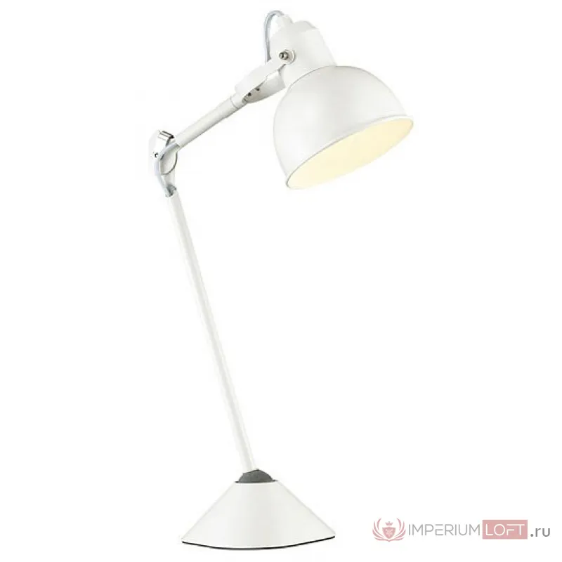 Настольная лампа офисная Odeon Light Arta 4126/1T Цвет арматуры белый Цвет плафонов белый от ImperiumLoft