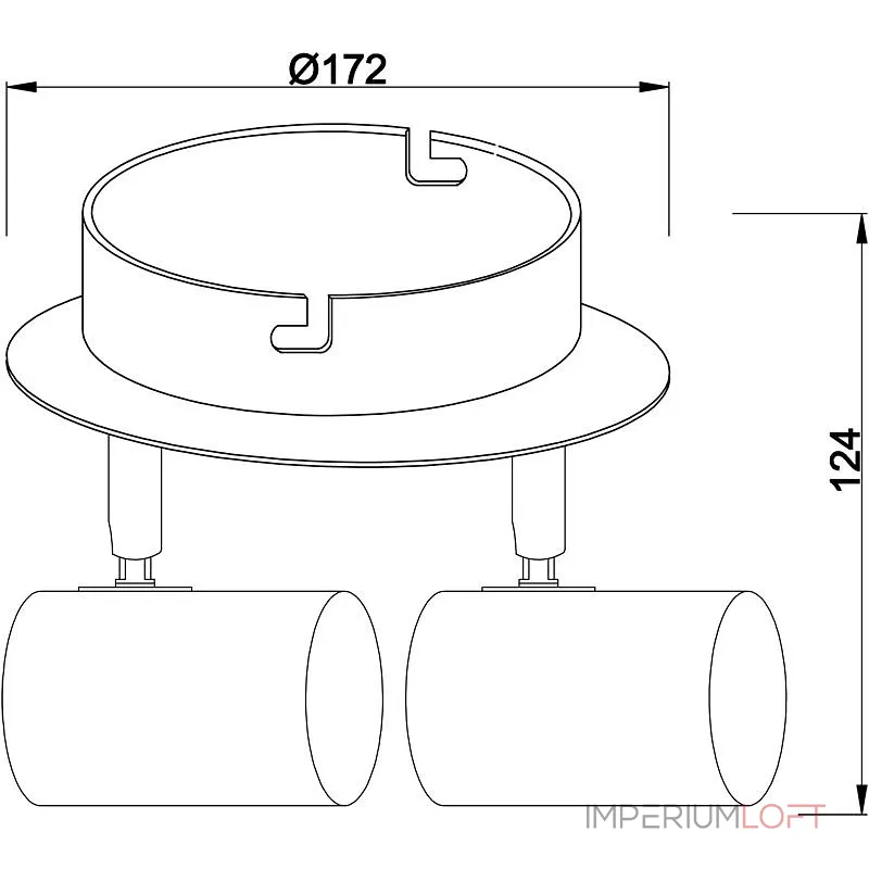 Накладной светильник Deko-Light Indi 348086 Цвет арматуры серебро Цвет плафонов серебро