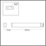 Накладной светильник Odeon Light Framant 4295/40WL от ImperiumLoft