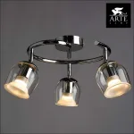 Спот Arte Lamp Echeggio A1558PL-3CC Цвет арматуры хром Цвет плафонов прозрачный