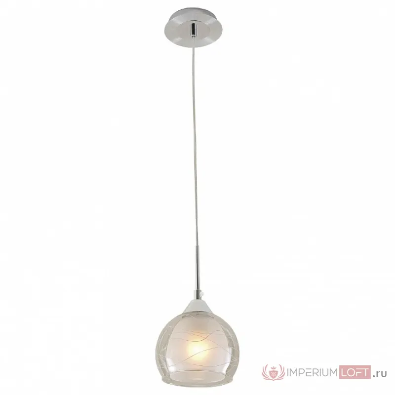 Подвесной светильник Citilux Буги CL157112 Цвет плафонов белый Цвет арматуры хром от ImperiumLoft